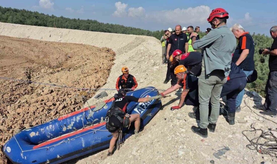 İzmir’in Buca ilçesinde bir şirkete ait katı atık döküm sahasındaki