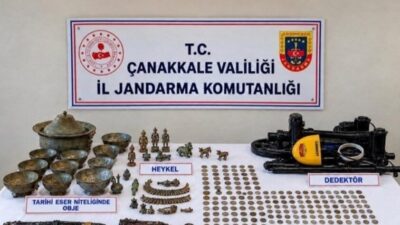 Çanakkale’de, İl Jandarma Komutanlığı Kaçakçılık ve Organize Suçlarla Mücadele Şube