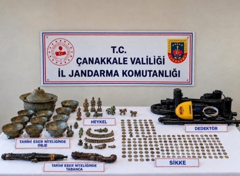 Çanakkale’de, İl Jandarma Komutanlığı Kaçakçılık ve Organize Suçlarla Mücadele Şube