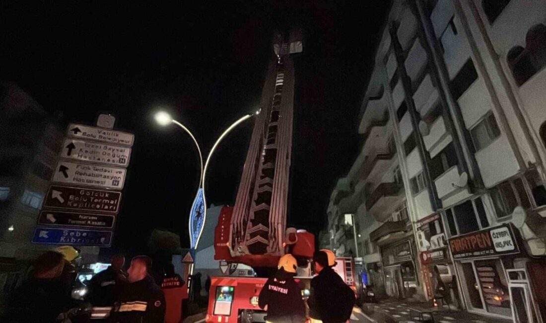 Bolu’da gece saatlerinde bir vatandaşın “çatı yanıyor” ihbarı, itfaiye ve
