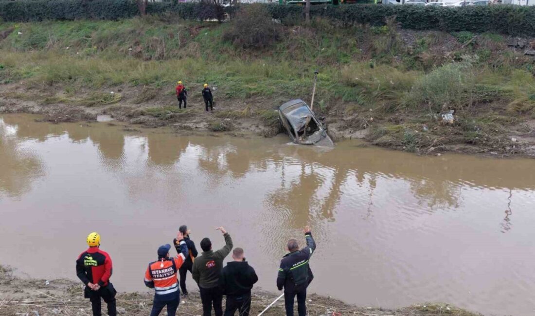 İstanbul Ayazağa’da meydana gelen sel felaketi esnasında Cendere Deresi’ne düşen