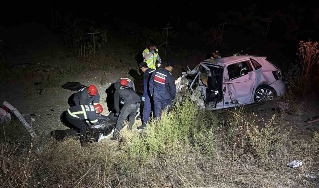 Çorum’da meydana gelen trafik kazasında otomobil ile cipin çarpışması sonucunda