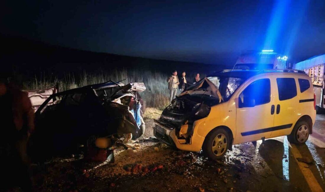 Çorum’un Alaca ilçesinde meydana gelen trafik kazasında bir hafif ticari