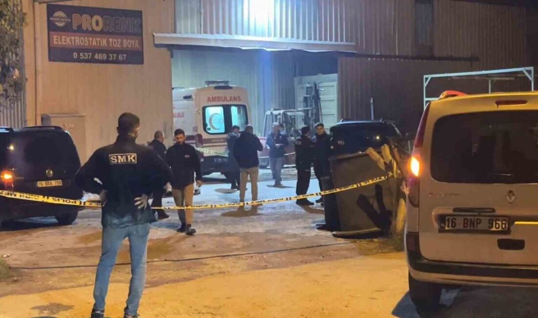 Bursa’nın Nilüfer ilçesine bağlı Tahtalı Mahallesi’nde faaliyet gösteren bir boyahane