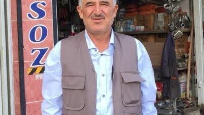 Denizli’nin Tavas ilçesinde bir yaşlı adam, çanak antenini tamir etmek