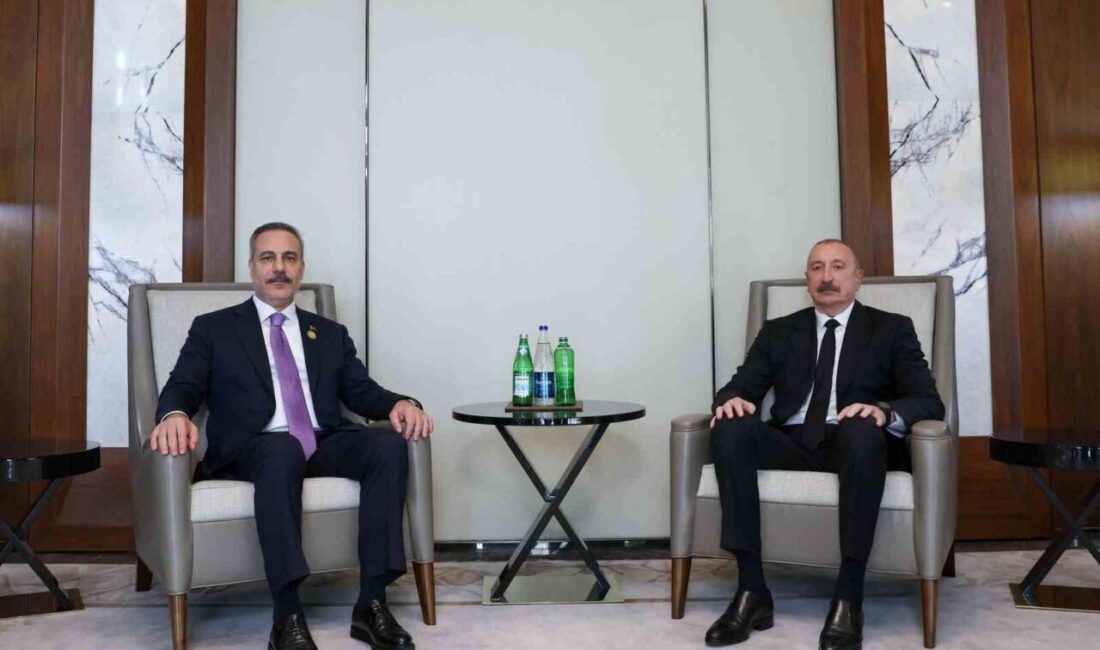Türkiye Dışişleri Bakanı Hakan Fidan, resmi ziyareti kapsamında bulunduğu Azerbaycan’da