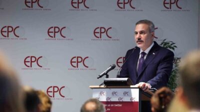 Türkiye’nin Dışişleri Bakanı Hakan Fidan, Belçika’da European Policy Centre adlı