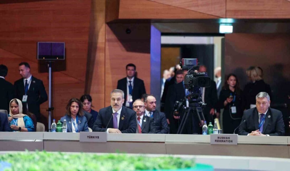 Dışişleri Bakanı Hakan Fidan, Cumhurbaşkanı Recep Tayyip Erdoğan’ı temsilen katıldığı