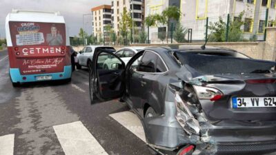 Diyarbakır’da meydana gelen trafik kazasında, bir özel halk otobüsü ile