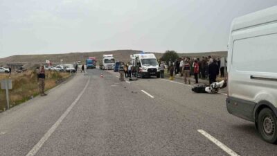 Bismil ilçesinde minibüs ile motosikletin çarpışması sonucu 14 yaşındaki bir
