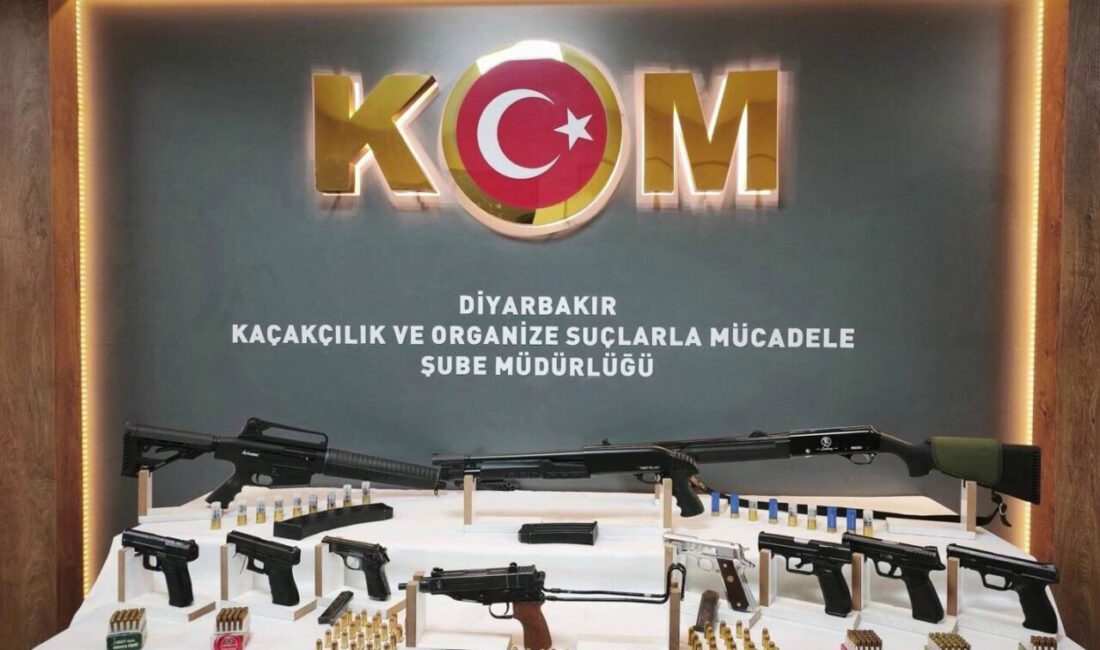 Diyarbakır’da Kaçakçılık ve Organize Suçlarla Mücadele Şube Müdürlüğü ekipleri tarafından