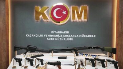 Diyarbakır’da Kaçakçılık ve Organize Suçlarla Mücadele Şube Müdürlüğü ekipleri tarafından