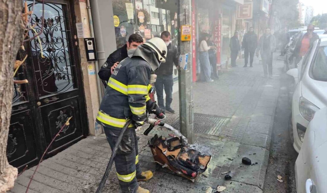 Eskişehir’de çiçekçi dükkanında çıkan yangına itfaiye ekipleri müdahale etti. Gözyaşları
