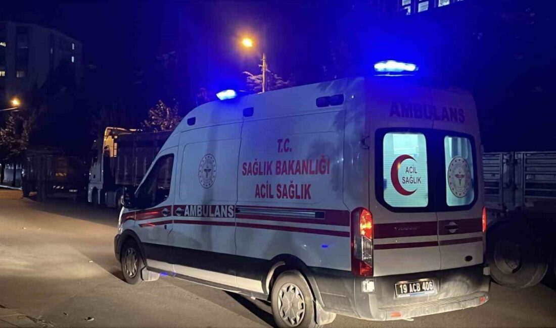 Çorum’da gerçekleştirilen trafik denetiminde, polis ekipleri tarafından dur ihtarına uymayan