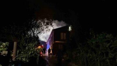 Düzce’nin Suncuk köyünde bulunan Sebahattin Yeşildağ’a ait iki katlı ahşap
