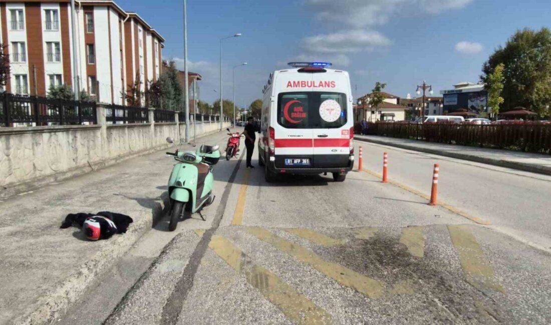 Düzce ilinde bir motosiklet kazası meydana geldi ve sürücü yaralandı.