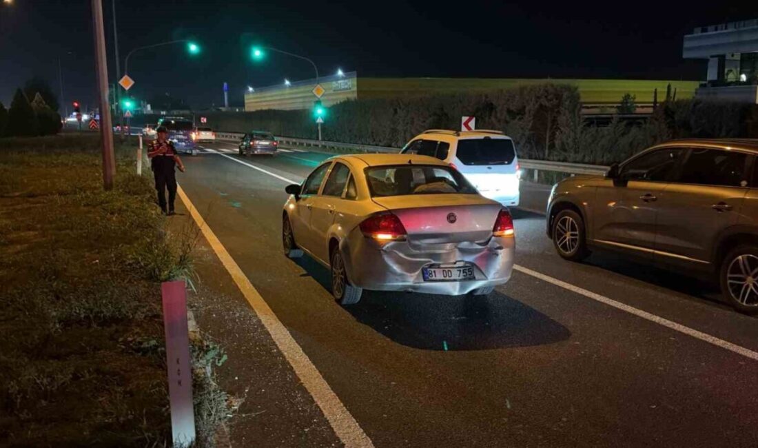 Düzce’de, D-100 kara yolunda meydana gelen trafik kazasında 2 kişi