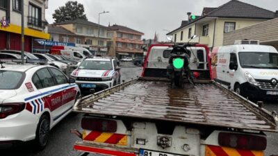 Düzce’de, trafik kurallarını hiçe sayarak tehlikeli manevralar yapan sürücülerin sosyal