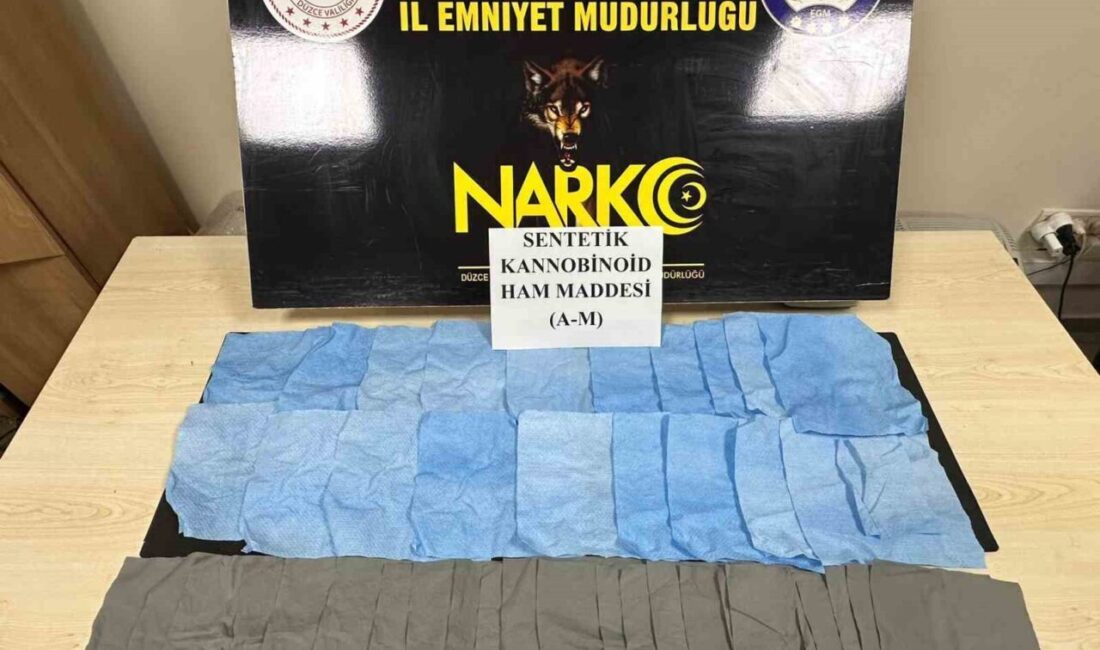 Düzce’de polis ekipleri tarafından gerçekleştirilen uyuşturucu operasyonunda, yaklaşık 4 milyon