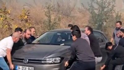Edirne’de rüzgarın etkisiyle hızla yayılan otluk yangını, itfaiye ekipleri ile