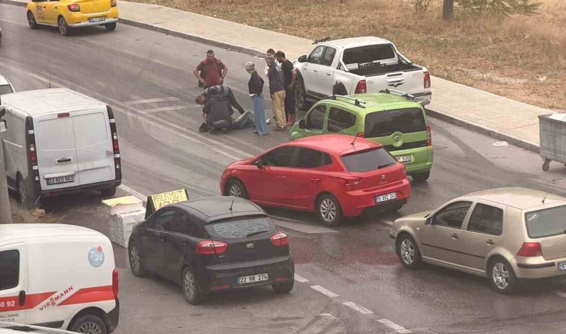 Edirne’de sabahın erken saatlerinde meydana gelen kaza, sis ve kaygan