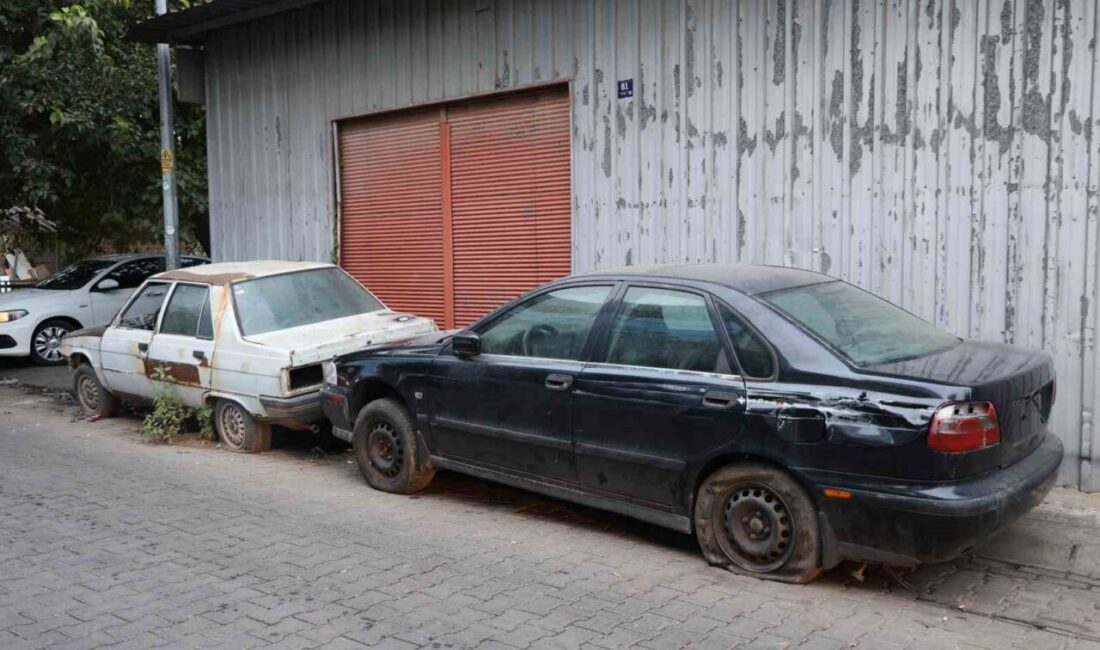Aydın’ın Efeler ilçesinde Zeybek Mahallesi 1506 Sokak’ta yıllardır terkedilmiş durumda