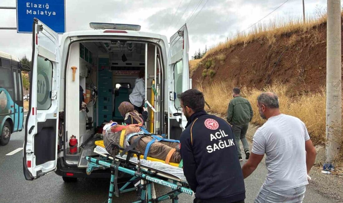 Elazığ’da yaşlı bir adam, kamyonun çarpması sonucu yaralanırken, kamyon sürücüsü