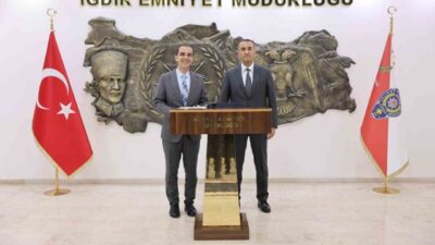 Iğdır’a görevlendirilen yeni İl Emniyet Müdürü Erarslan Er, Vali M.