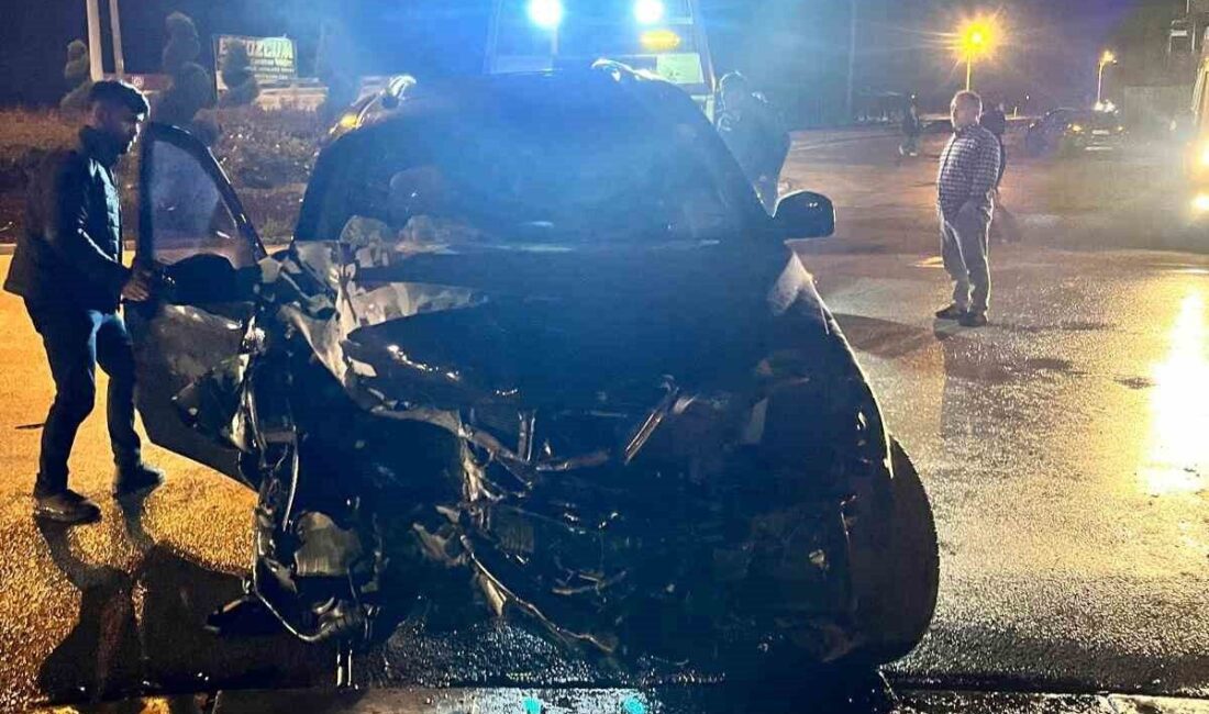 Konya’nın Ereğli ilçesinde, bir SUV aracın yol kenarındaki bir iş