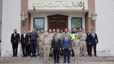 Erzincan Valisi Hamza Aydoğdu’nun başkanlığında, İl Jandarma Komutanı Jandarma Kıdemli