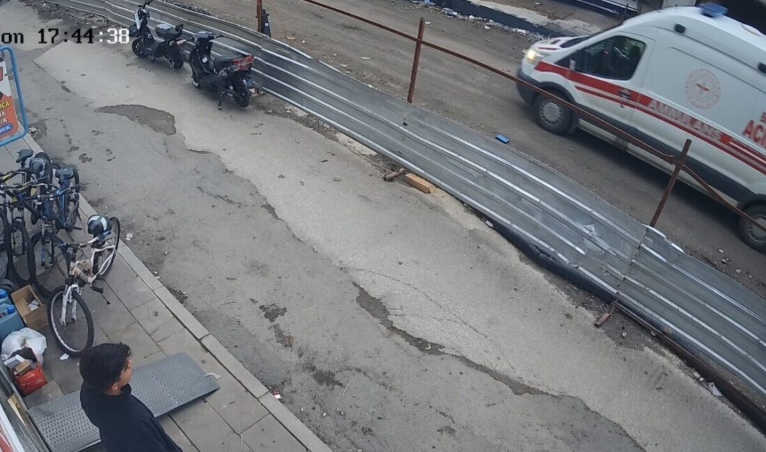 Erzincan’da, Merkez Çarşısı inşaatında çalışırken yüksekten düşen ve ağır yaralanan