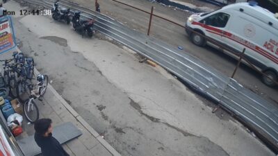 Erzincan’da, Merkez Çarşısı inşaatında çalışırken yüksekten düşen ve ağır yaralanan