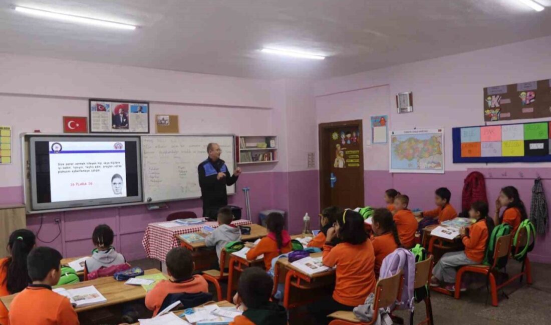 Erzurum Emniyet Müdürlüğü, geleceğimizin teminatı olan çocukların ve gençlerin güvenliğini