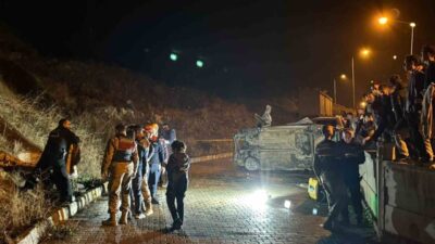 Erzurum’un Oltu ilçesinde kontrolden çıkan otomobilin şarampole yuvarlandığı kazada 1