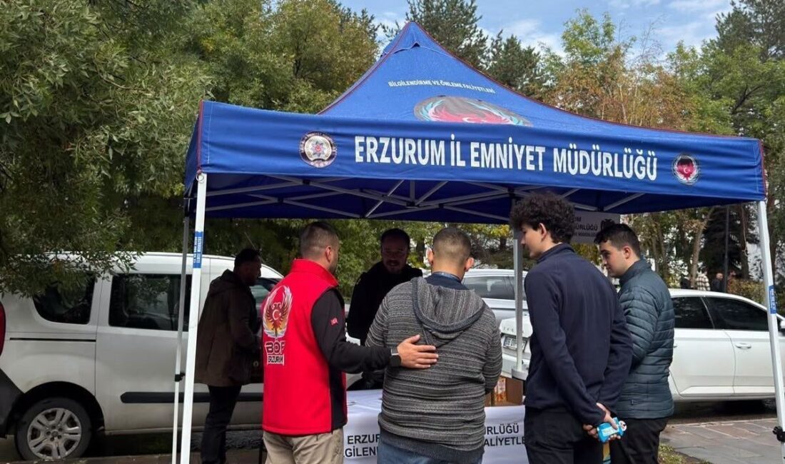 Erzurum İl Emniyet Müdürlüğü Terörle Mücadele Şube Müdürlüğü ekipleri, son