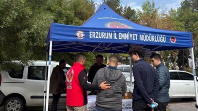 Erzurum İl Emniyet Müdürlüğü Terörle Mücadele Şube Müdürlüğü ekipleri, son