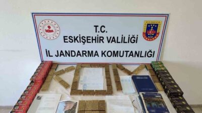 Eskişehir’de Jandarma ekipleri tarafından düzenlenen operasyonda tefecilik yaptığı tespit edilen