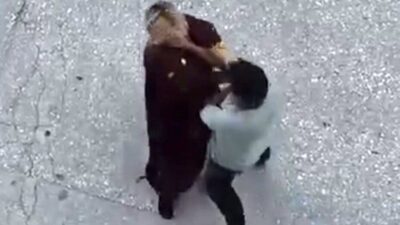 Eskişehir’de, M.İ. isimli bir şahısın bir kadını cadde ortasında darp
