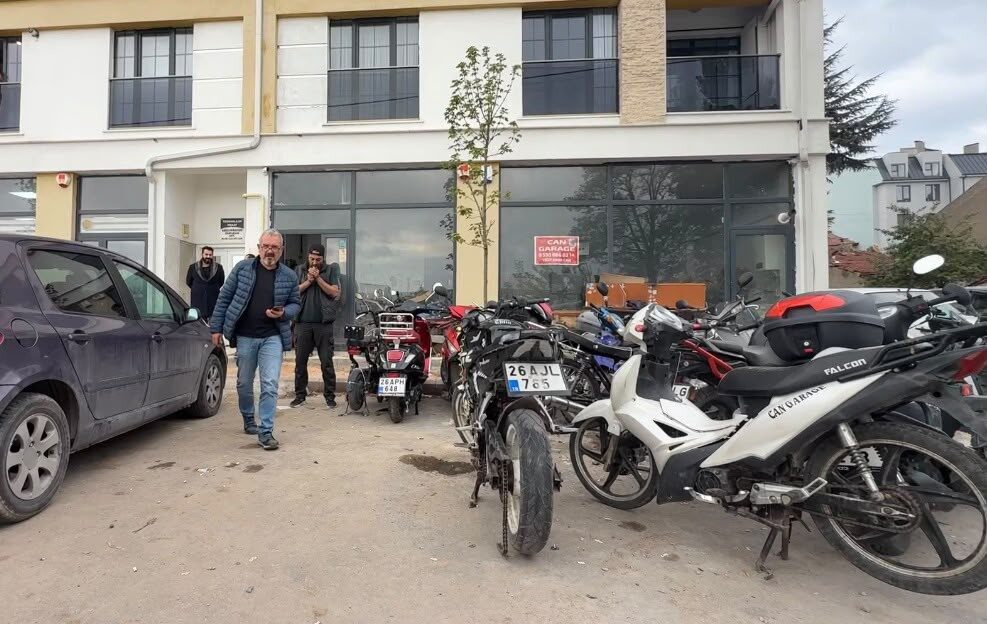 Eskişehir’de park halindeki bir motosikletin çalınması olayıyla ilgili işlenen suçla