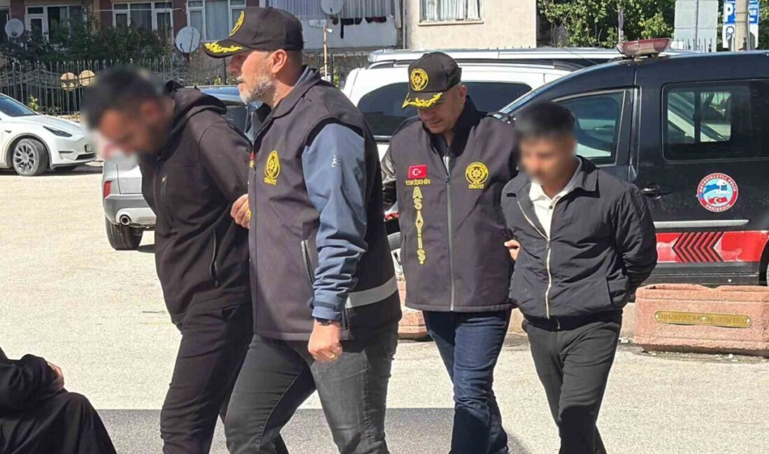 Eskişehir ilinde meydana gelen silahla yaralanma olayına karışan şüpheli ve