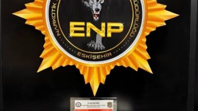 Eskişehir’de Narkotik Suçlarla Mücadele Şube Müdürlüğü ekipleri tarafından düzenlenen bir