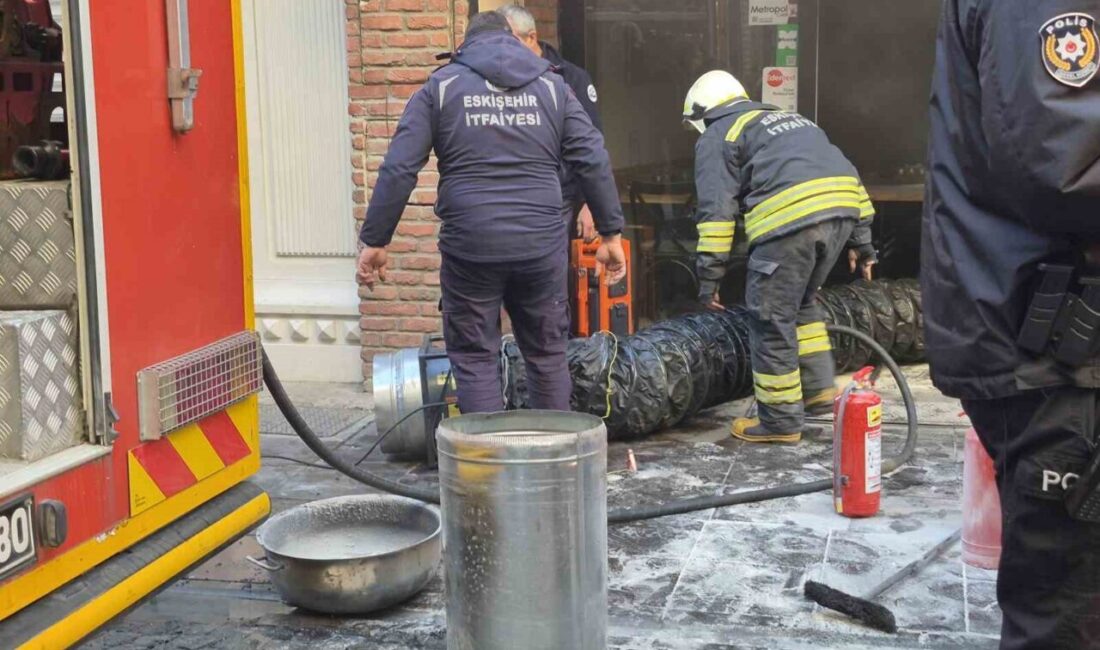 Odunpazarı ilçesinde bulunan bir çiğ börek dükkanında meydana gelen olayda,