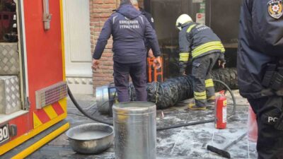 Odunpazarı ilçesinde bulunan bir çiğ börek dükkanında meydana gelen olayda,