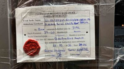 İstanbul’un Eyüpsultan ilçesinde yer alan 5 katlı bir binada duyulan