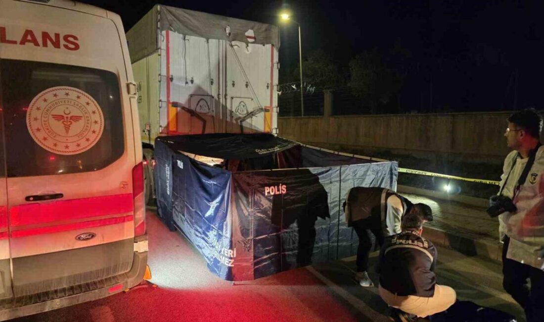 Bandırma ilçesinde tırın dorsesine çarpan motosiklet sürücüsü hayatını kaybetti. Olay,