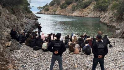 Muğla’nın Fethiye ilçesine bağlı Dalyan Deresi Koyu’nda, yasa dışı yollardan