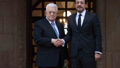 Filistin Devlet Başkanı Mahmud Abbas, Güney Kıbrıs Rum Yönetimi (GKRY)