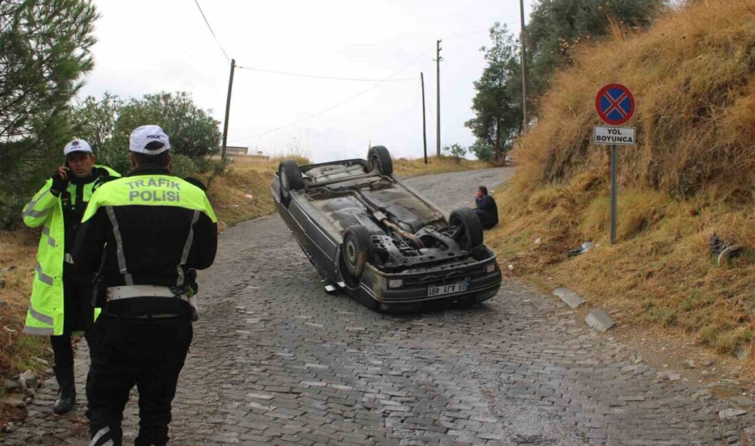 Aydın’ın Efeler ilçesinde meydana gelen bir kaza sonucunda freni boşalan