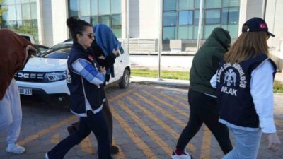 Kırıkkale’de polis ekipleri tarafından yapılan bir operasyonda fuhuş suçlamasıyla gözaltına