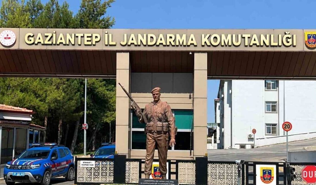 Gaziantep’te son bir ay içerisinde gerçekleştirilen jandarma operasyonlarında yakalanan ve